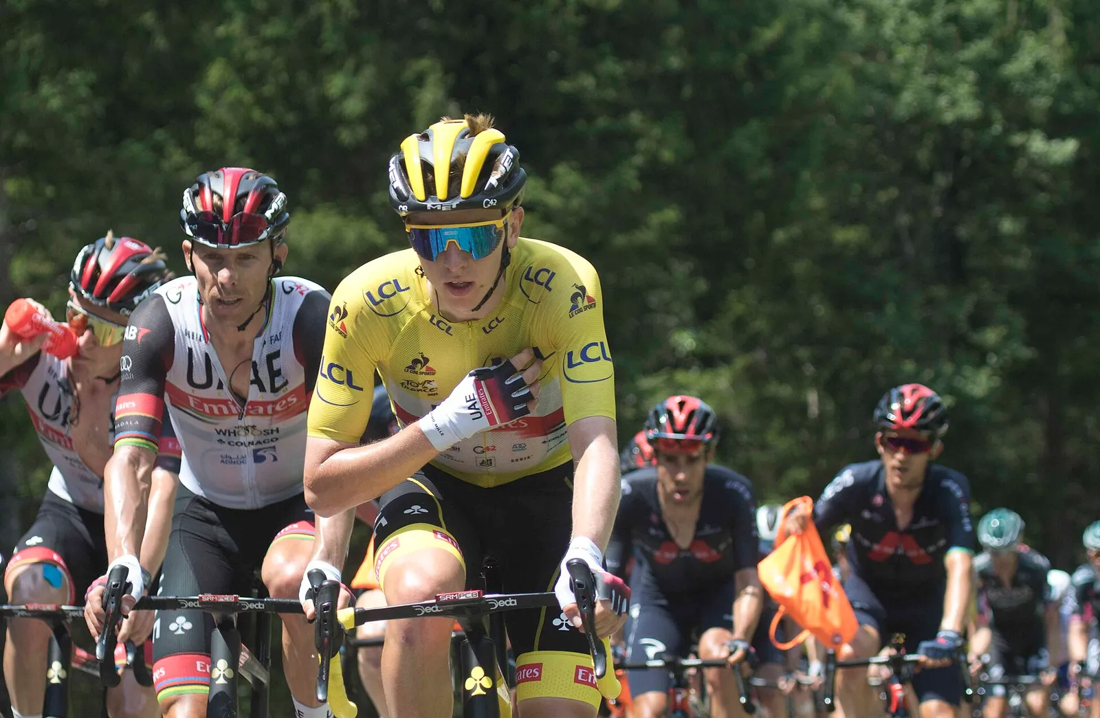 Tadej Pogačar bei der Tour de France (Archivbild)