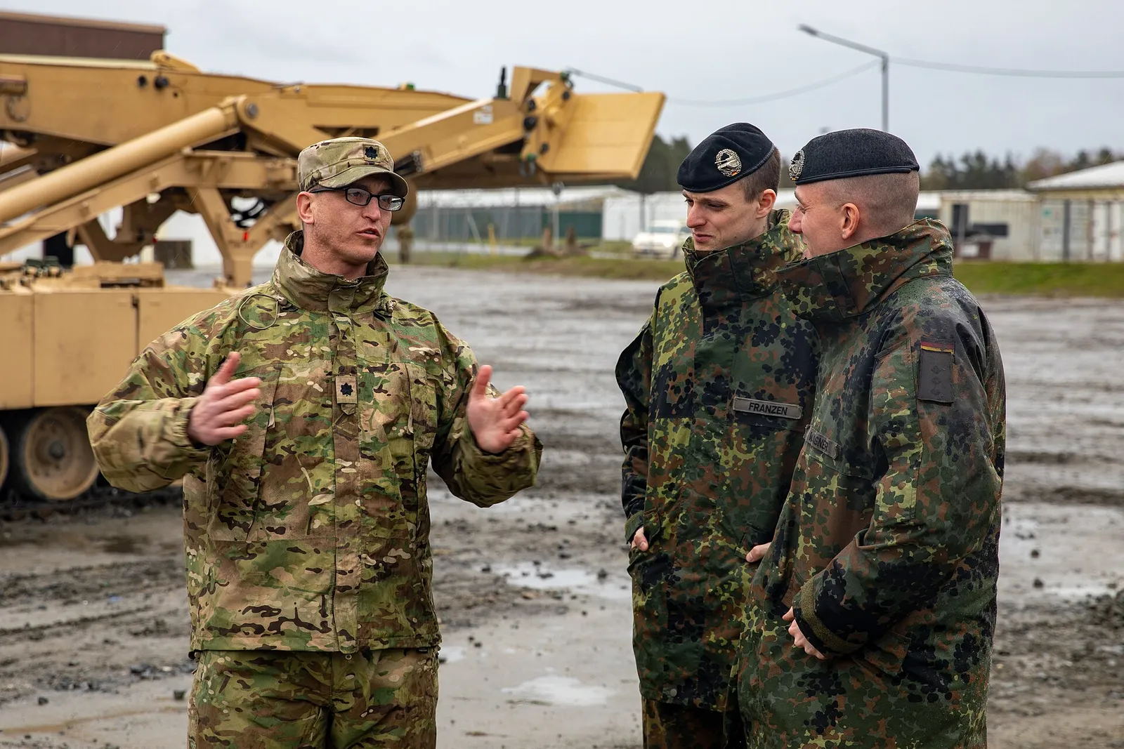 Bundeswehr-Soldaten bei einer gemeinsamen Übungswoche mit der US-Armee