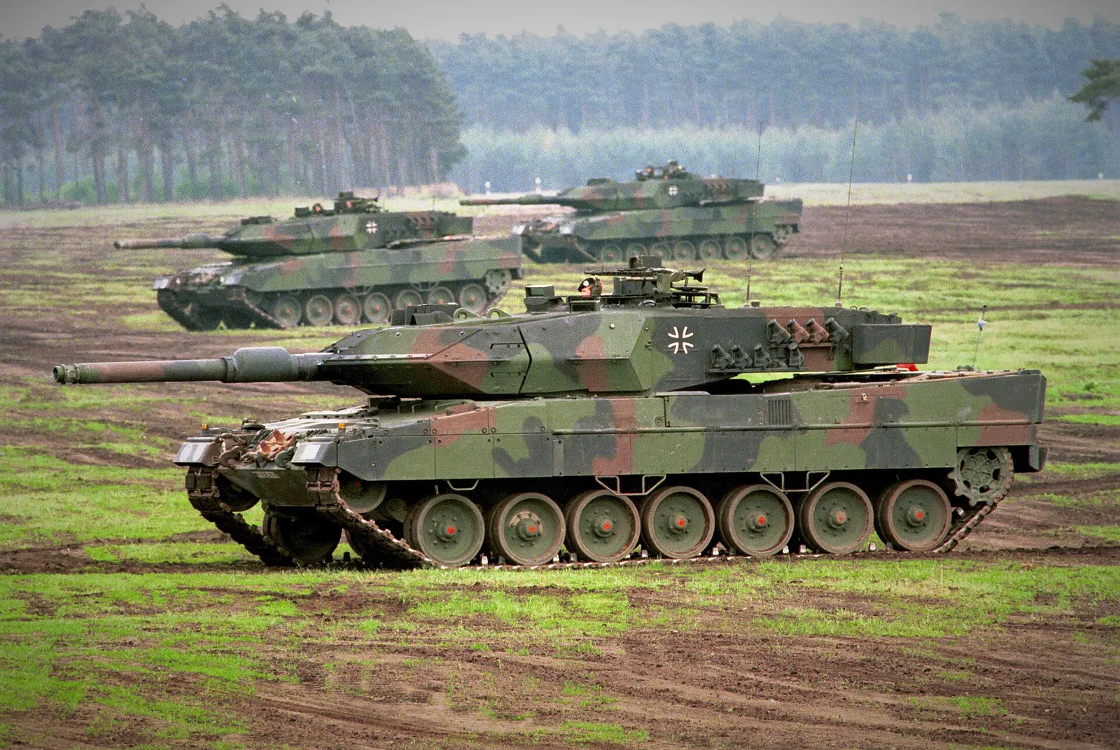 Ein Kampfpanzer Leopard 2 der Bundeswehr (Archivbild)