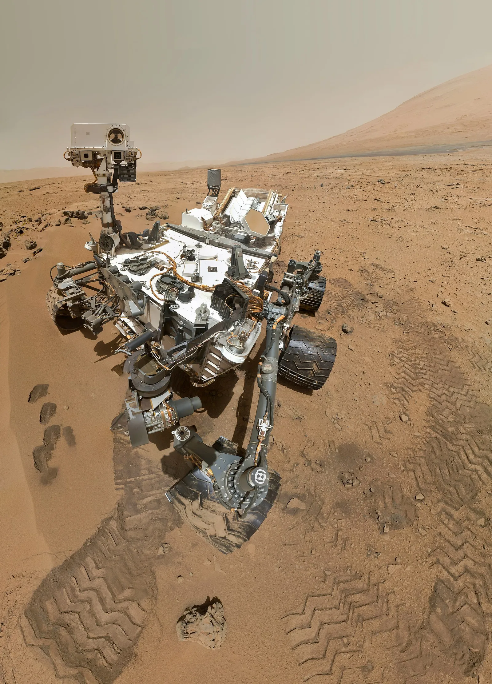 Selbstporträt des NASA-Rovers Curiosity auf dem Mars (Archivbild)
