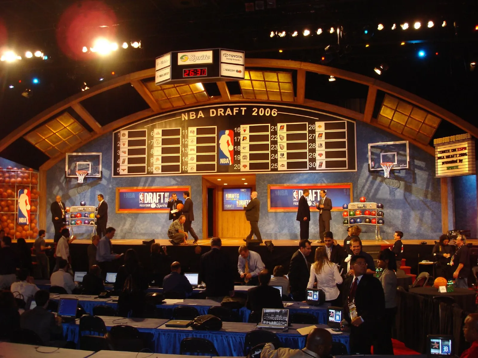 Szene bei einem NBA-Draft (Archivbild)