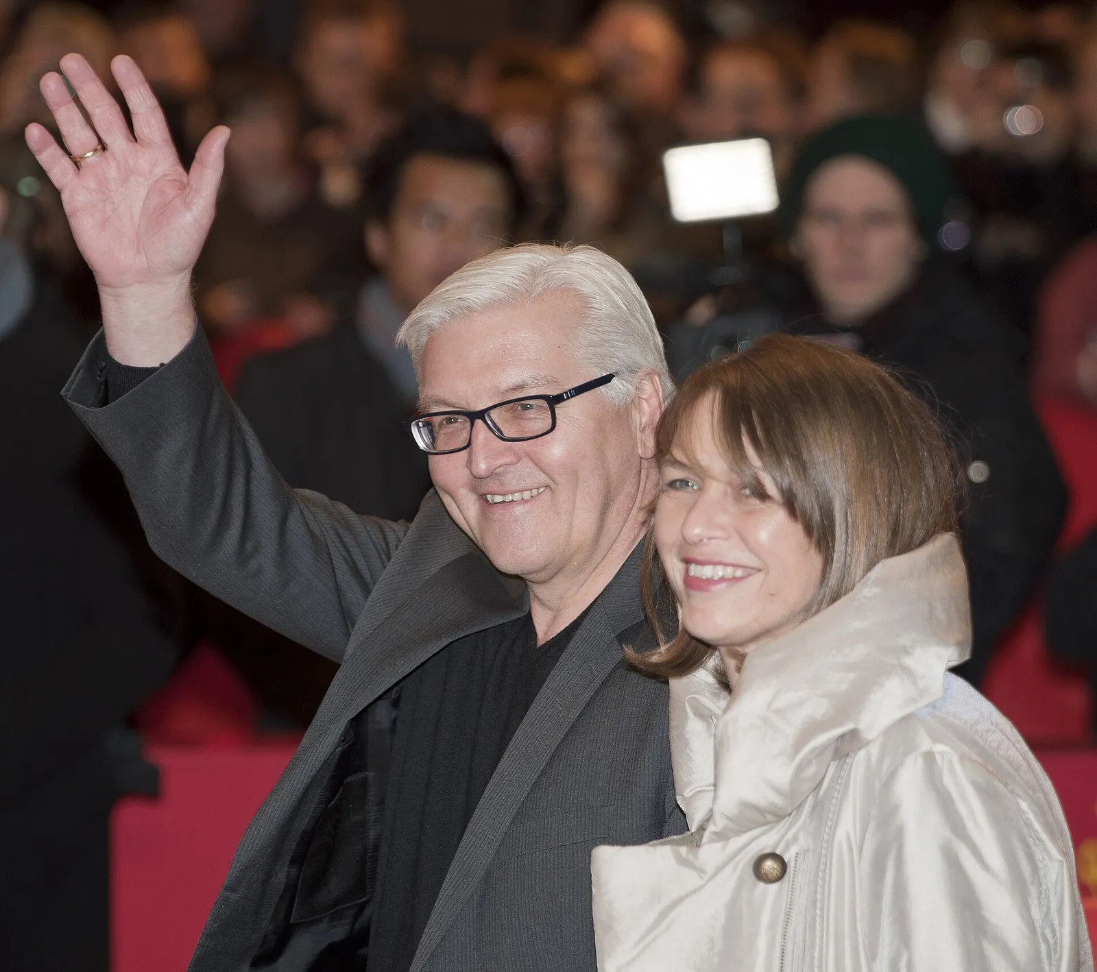 Elke Büdenbender mit Frank-Walter Steinmeier (Archivbild)