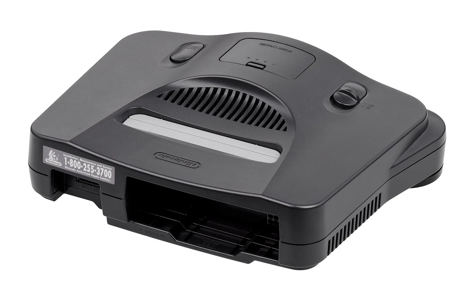 Die Spielkonsole Nintendo 64 mit Controller