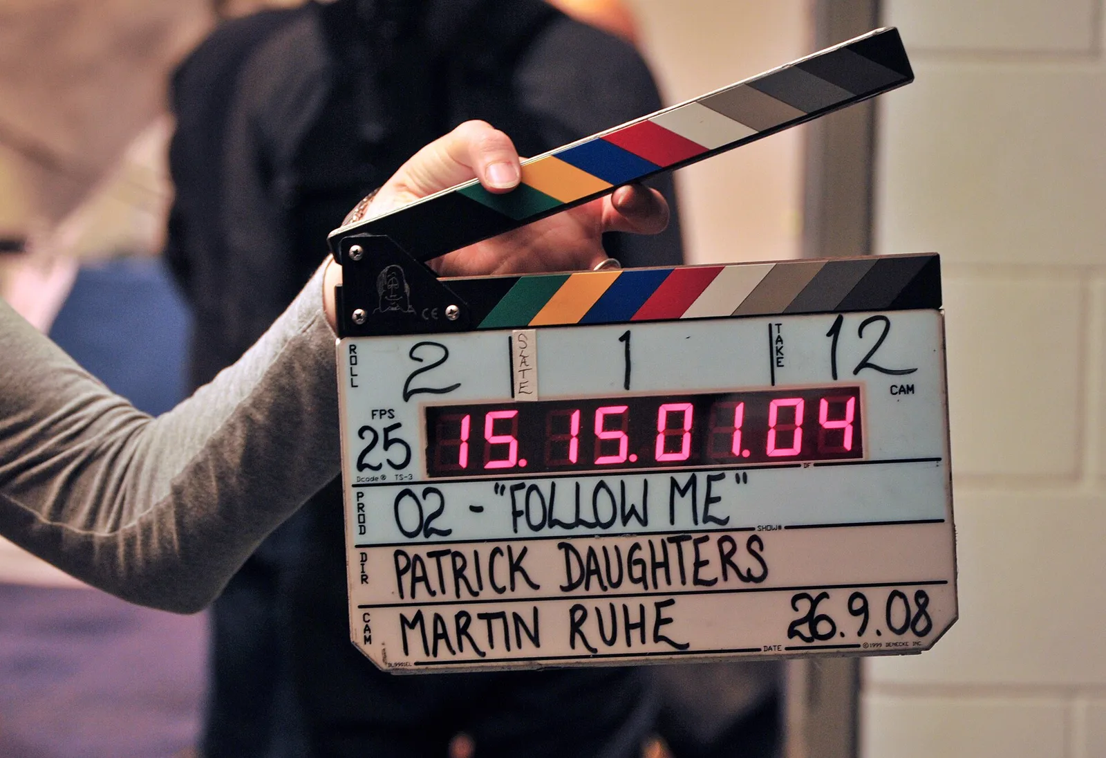 Eine Filmklappe (Symbolbild)