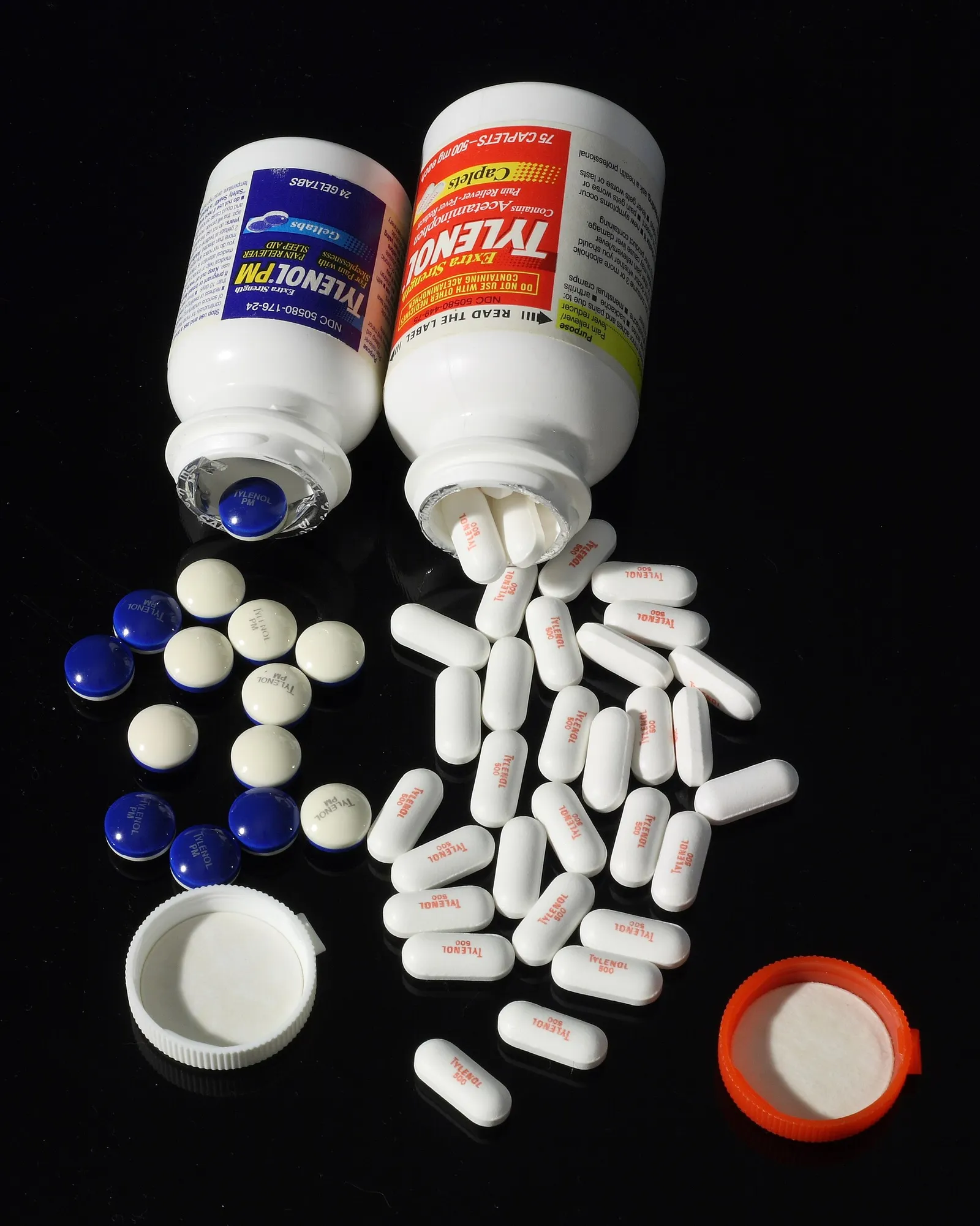 Packungen des Schmerzmittels Tylenol, in den USA ein gängiges Paracetamol-Präparat