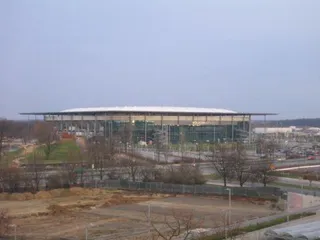 Die Volkswagen Arena in Wolfsburg
