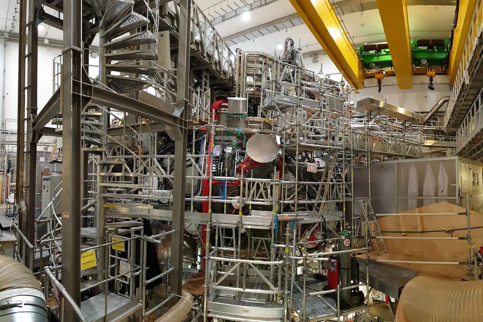 Die Anlage des Fusionsexperiments Wendelstein 7-X
