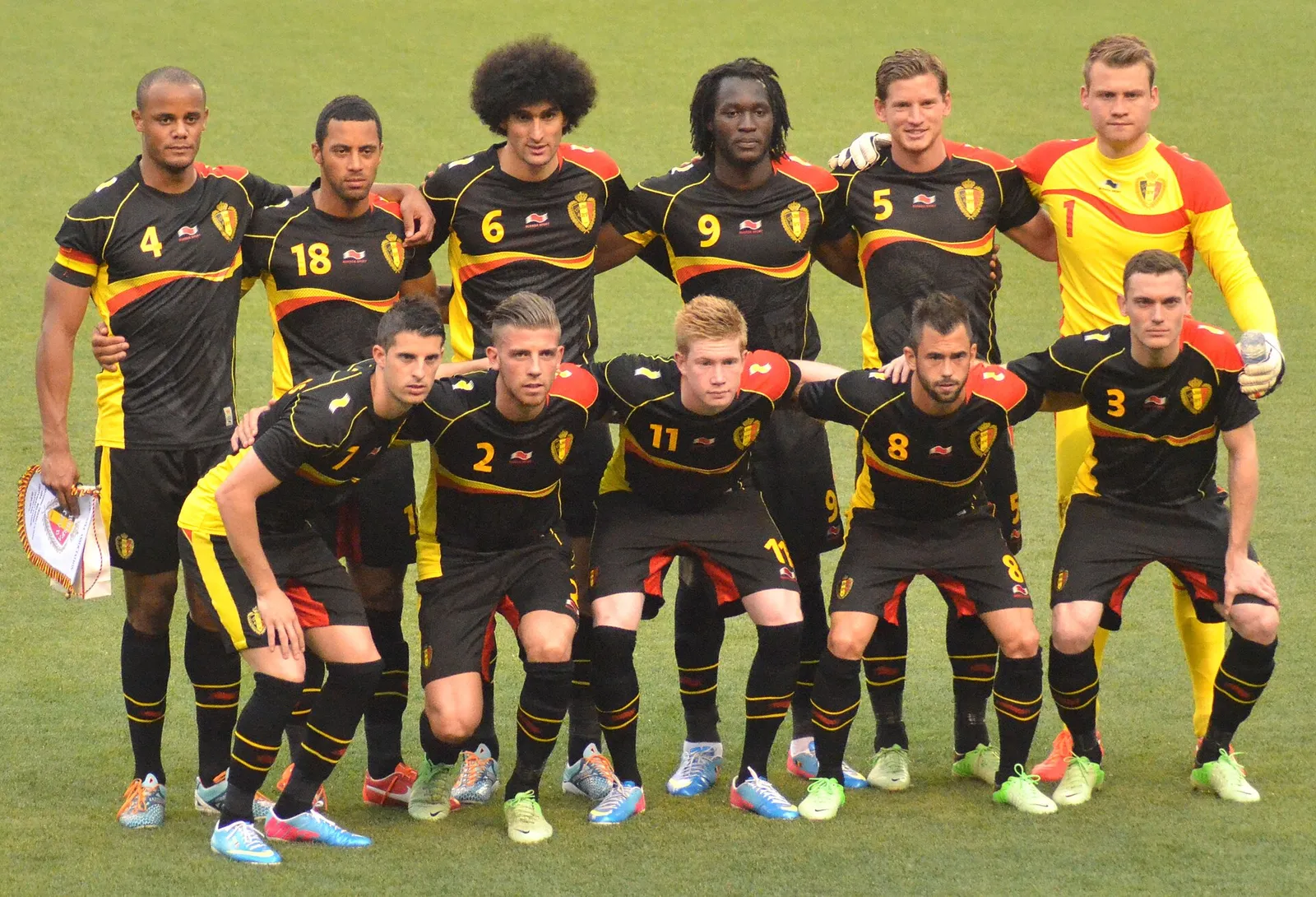 Die belgische Nationalmannschaft in Aktion (Archivbild)