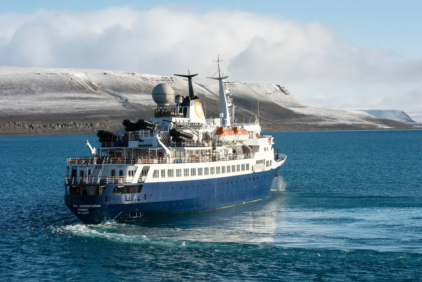 Ein Expeditions-Kreuzfahrtschiff (Symbolbild)