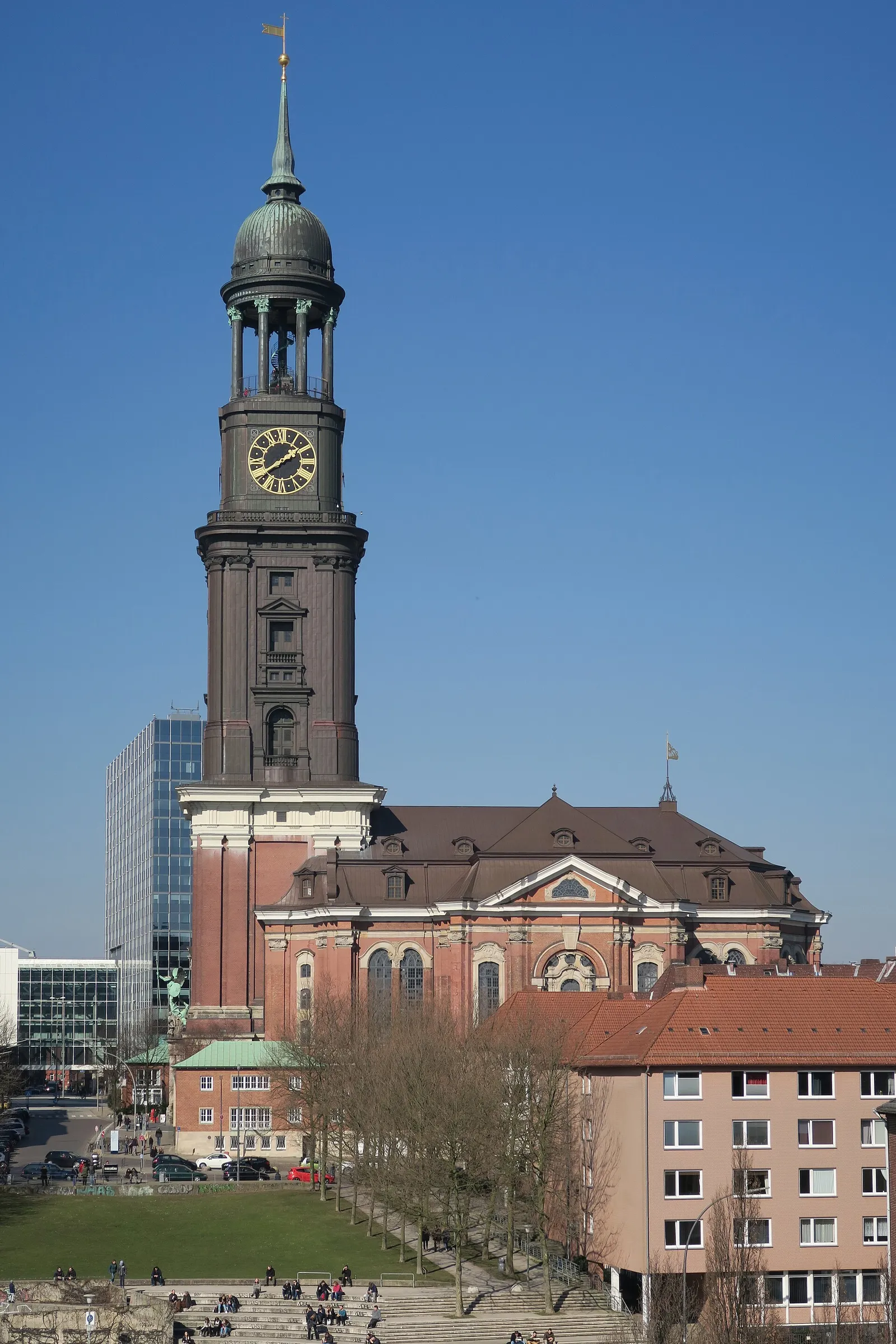 Die Hauptkirche St. Michaelis in Hamburg (der Michel)