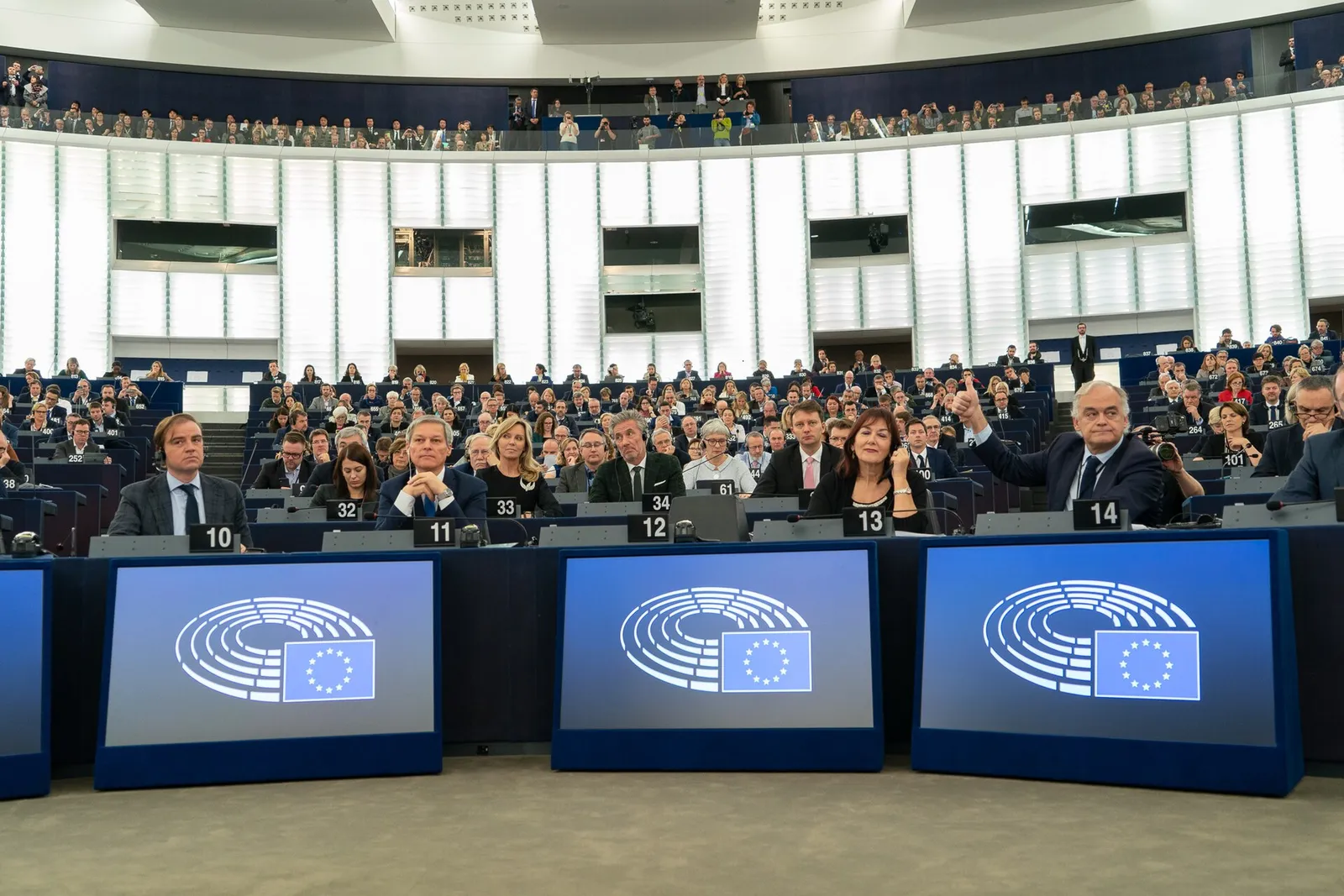Abstimmung im Plenarsaal des Europäischen Parlaments (Archivbild)