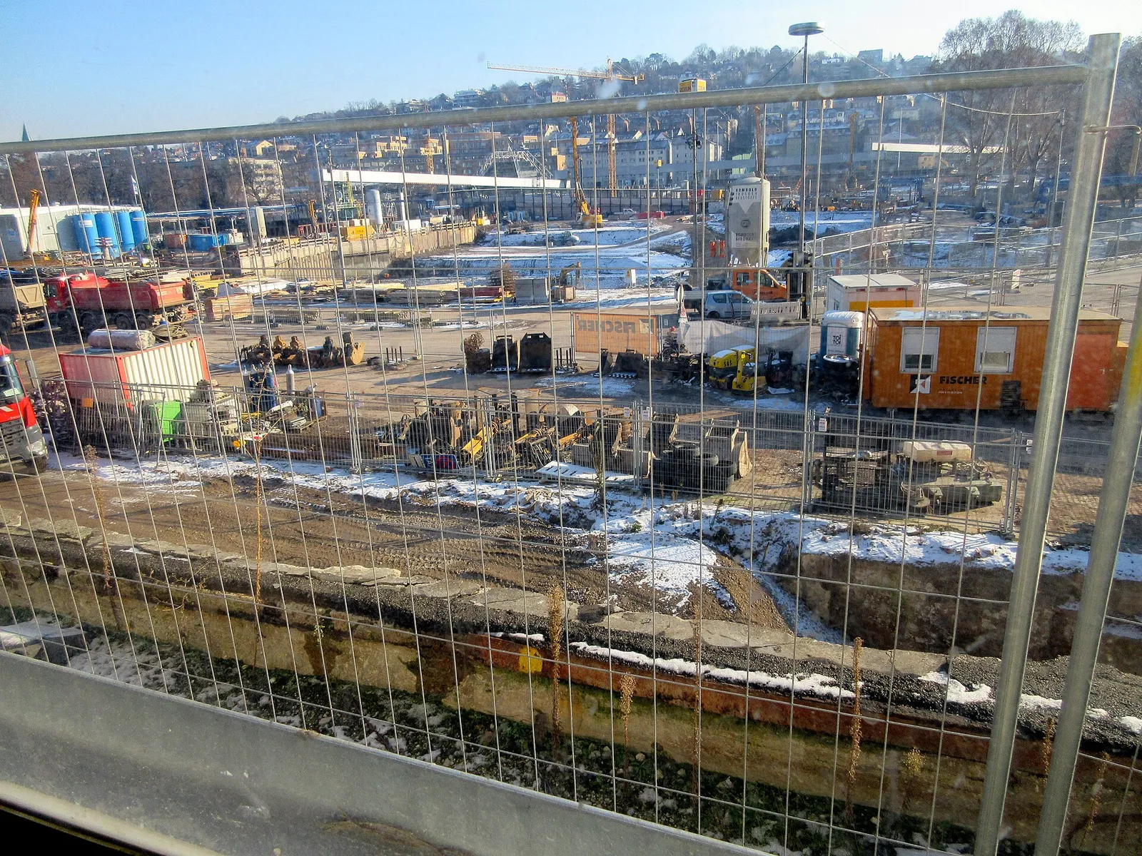 Baustelle von Stuttgart 21