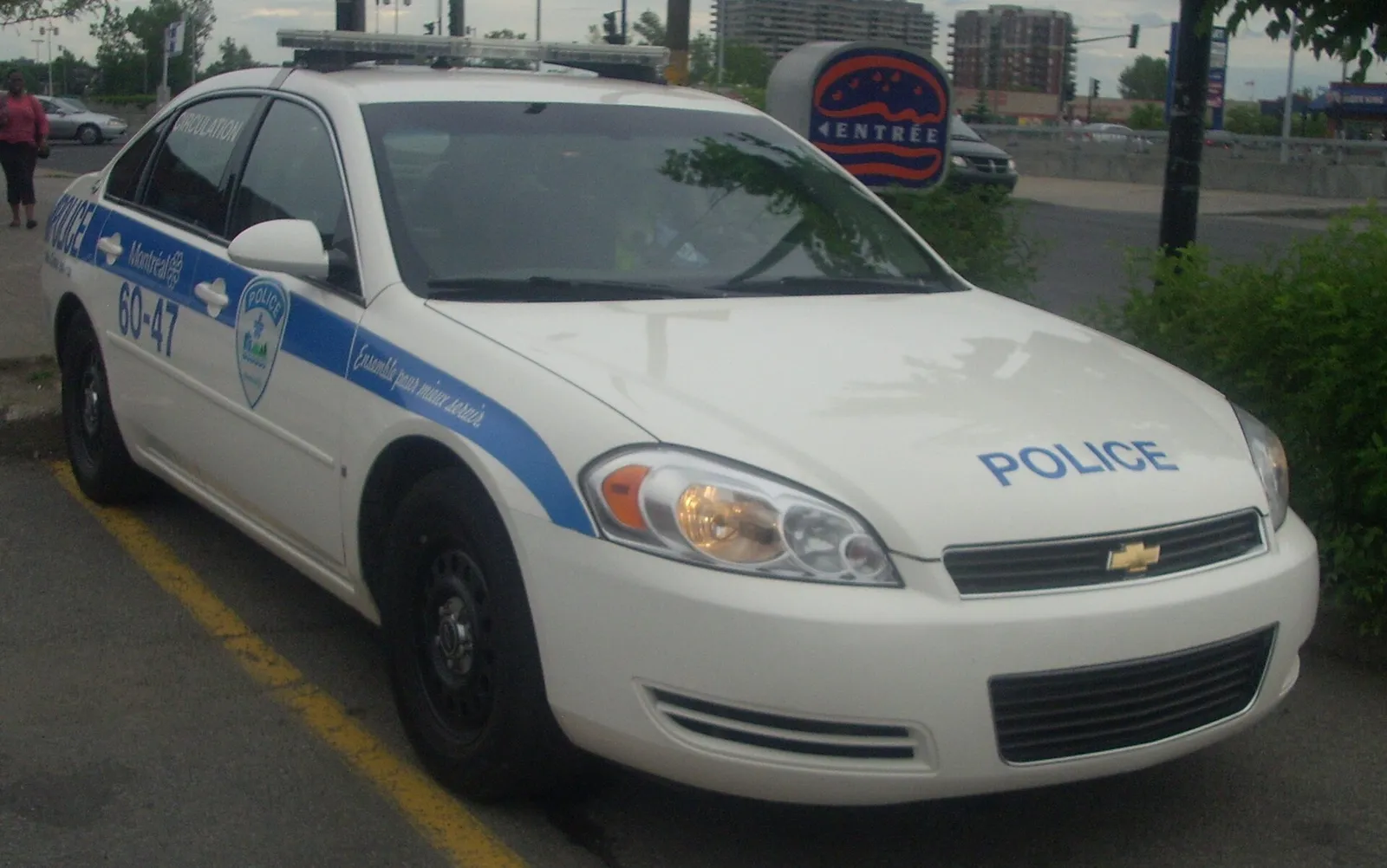 Ein Streifenwagen der Polizei von Montreal (SPVM, Symbolbild)