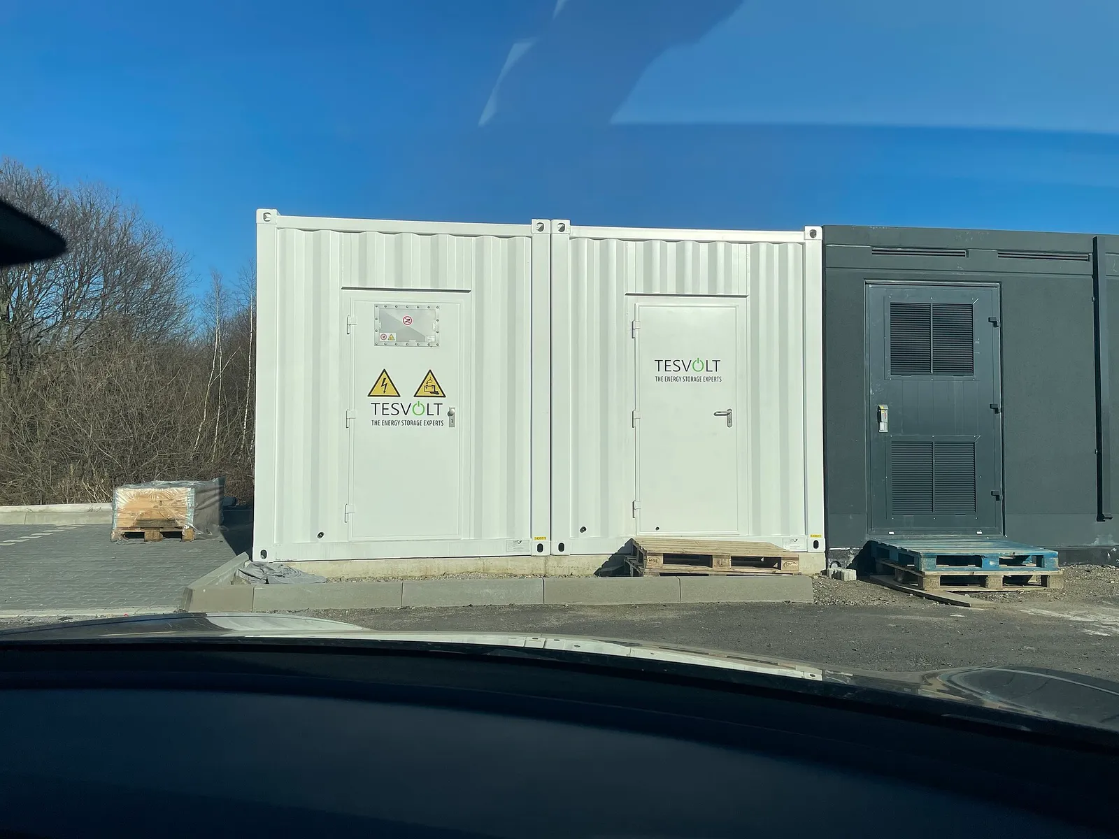 Batteriespeicher in einem Container (Symbolbild)