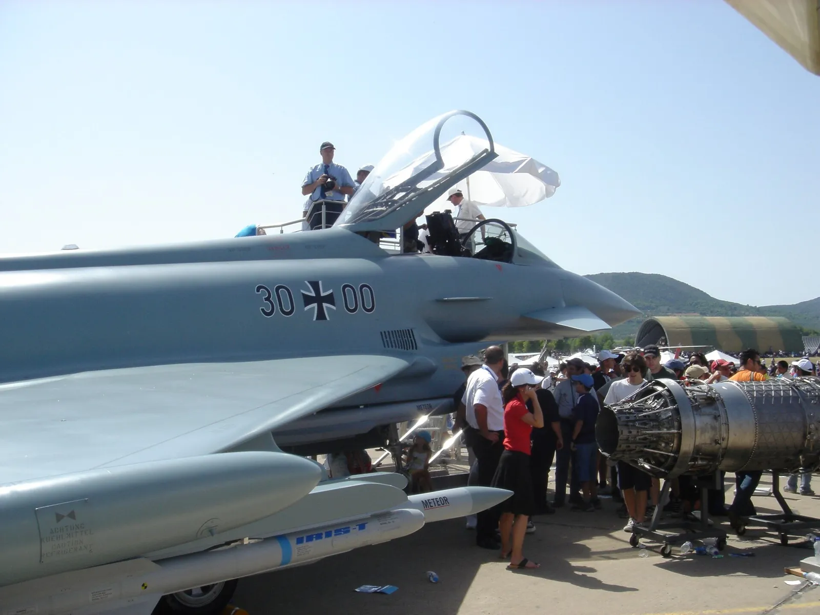 Ein Eurofighter der Luftwaffe (Symbolbild)