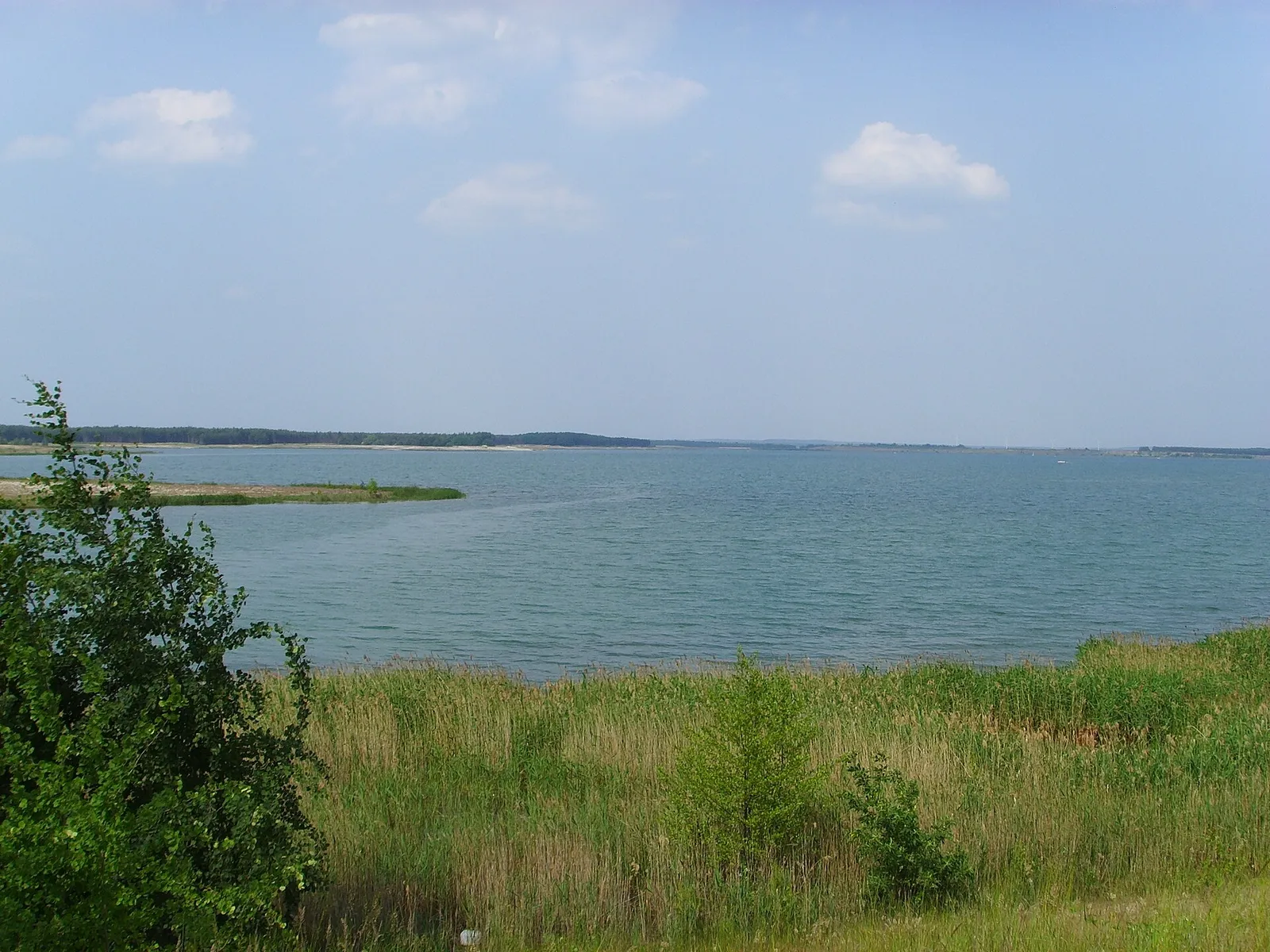 Der Geierswalder See im Lausitzer Seenland