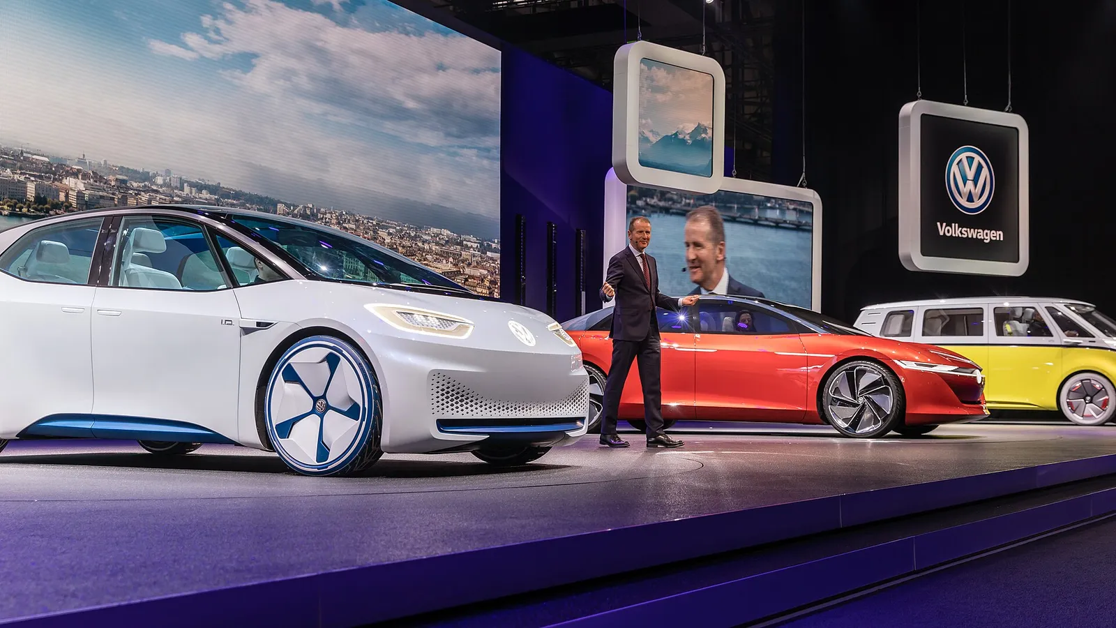 Elektroautos der ID-Reihe von Volkswagen (Archivbild)