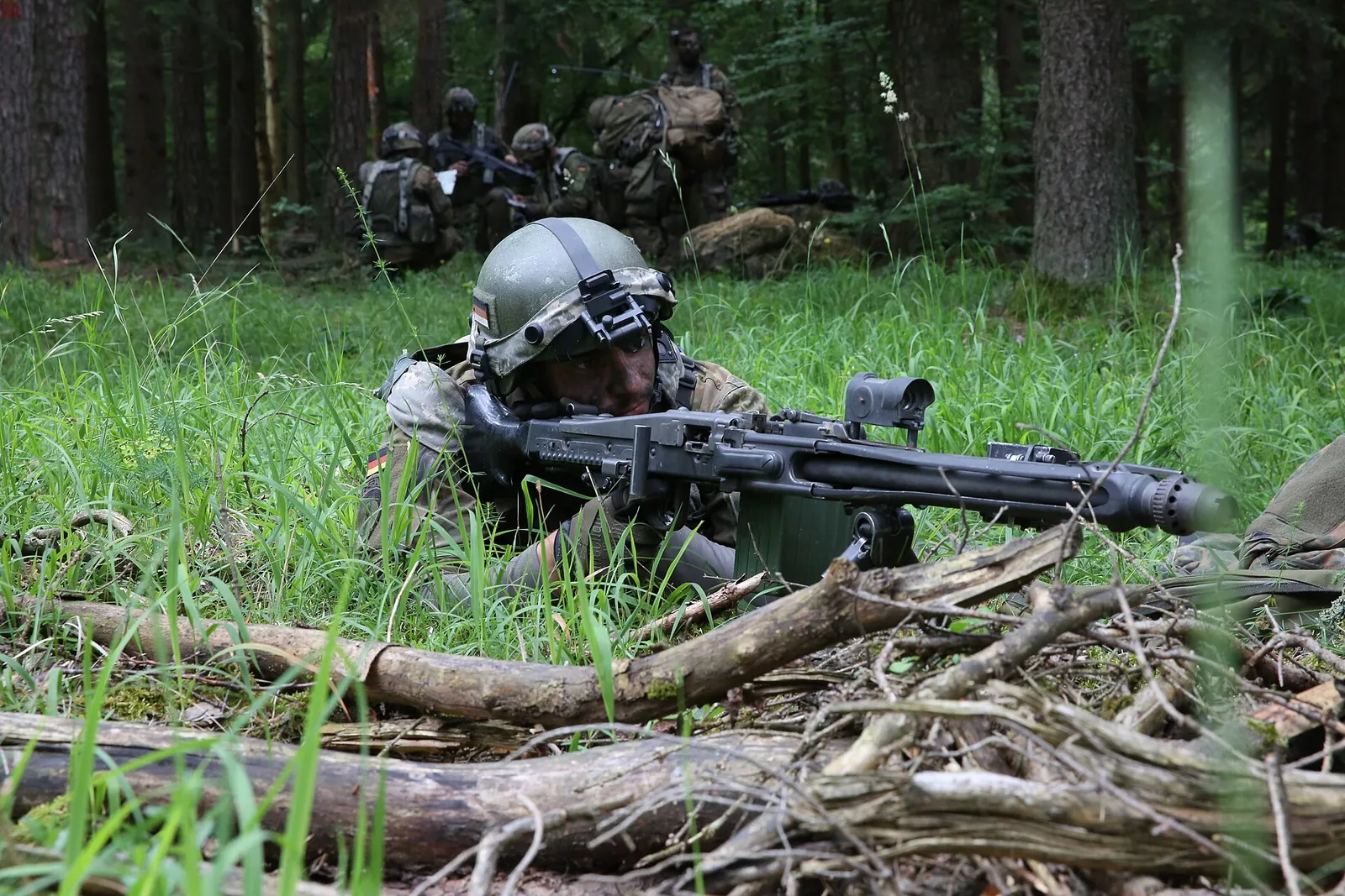 Ein Soldat der Bundeswehr bei einer Übung (Symbolbild)