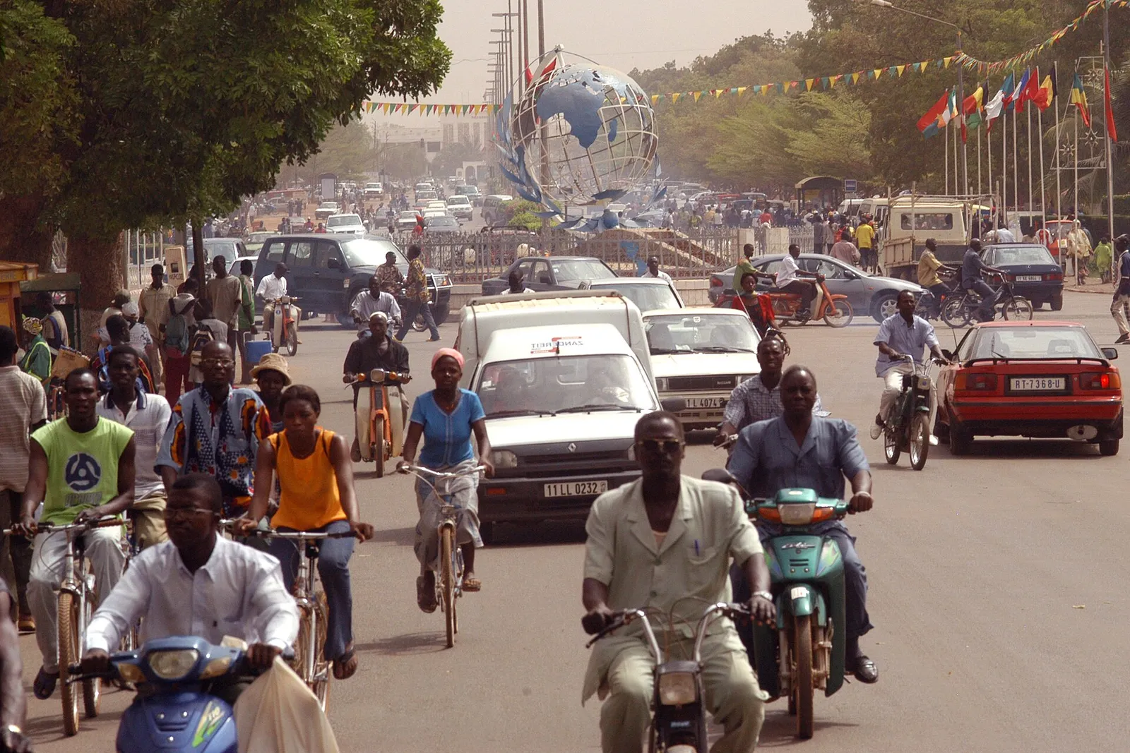 Ein Platz in der burkinischen Hauptstadt Ouagadougou (Archivbild)