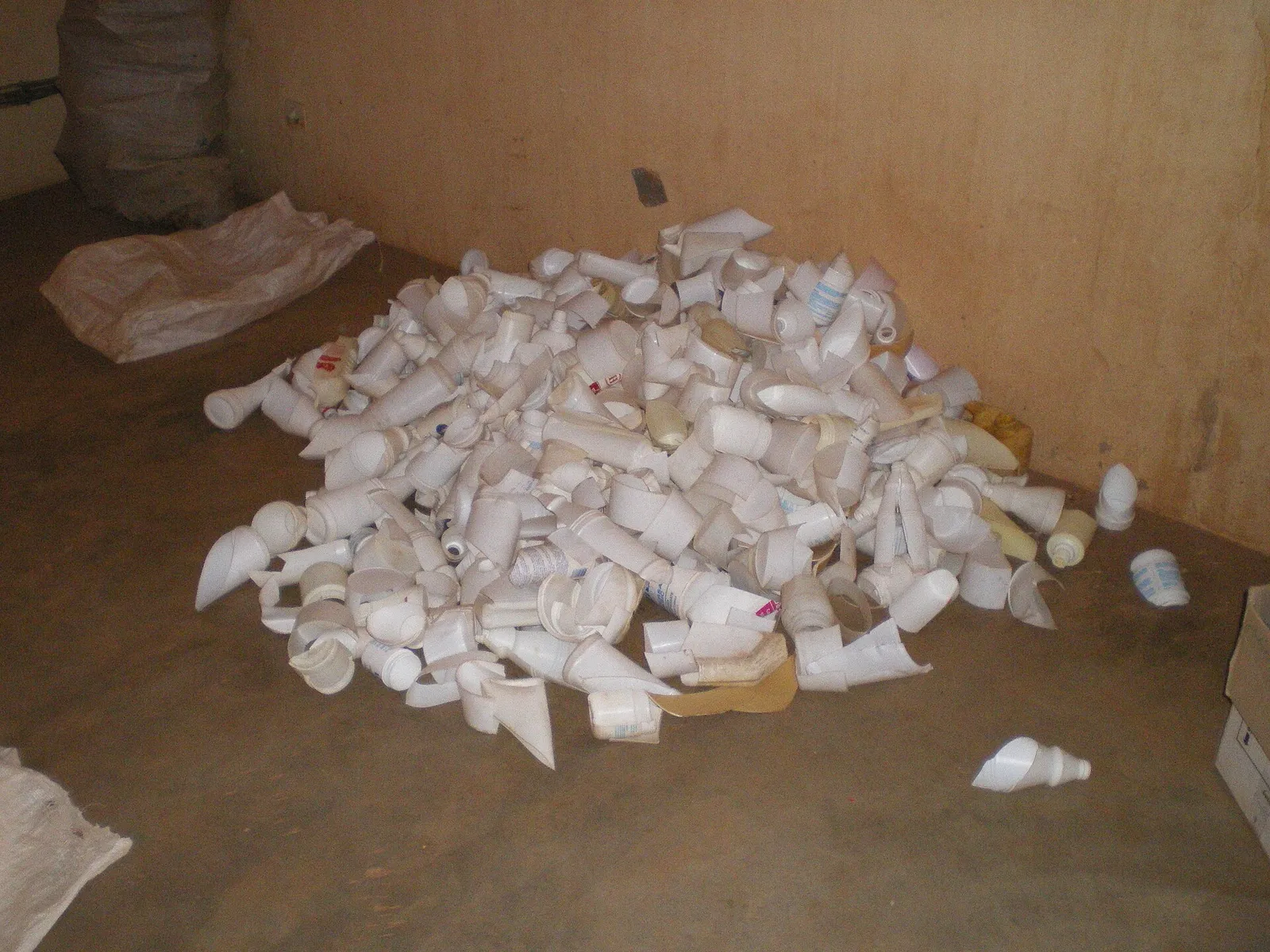 Gesammelte Plastikflaschen als Rohstoff (Symbolbild)