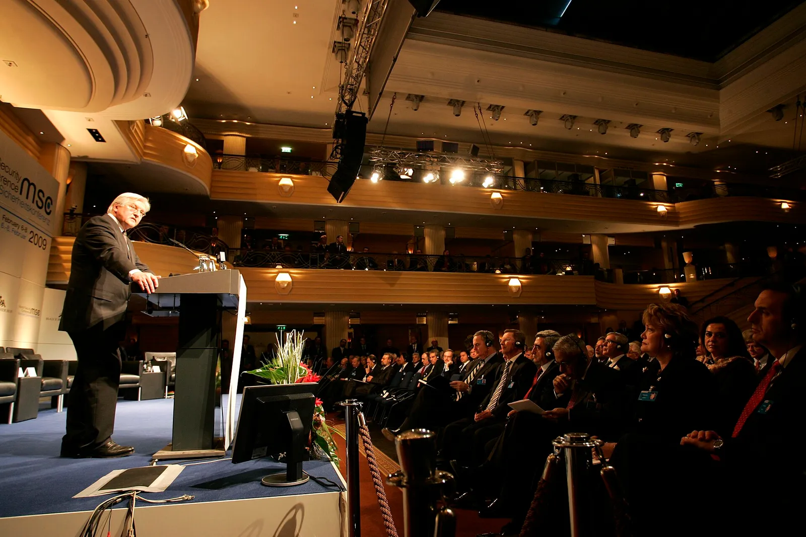 Frank-Walter Steinmeier am Rednerpult (Archivbild)