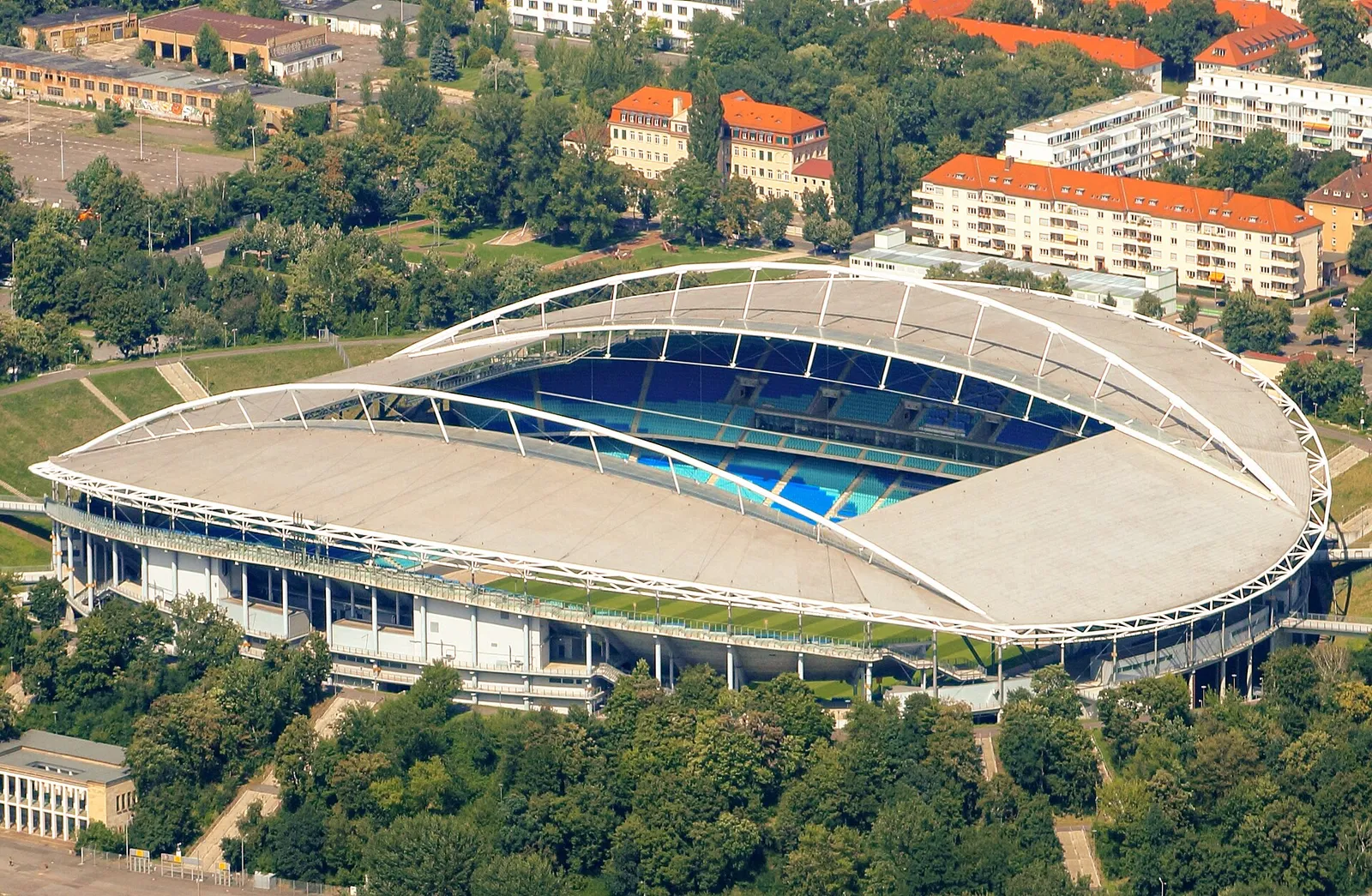 Die Red Bull Arena in Leipzig (Symbolbild)