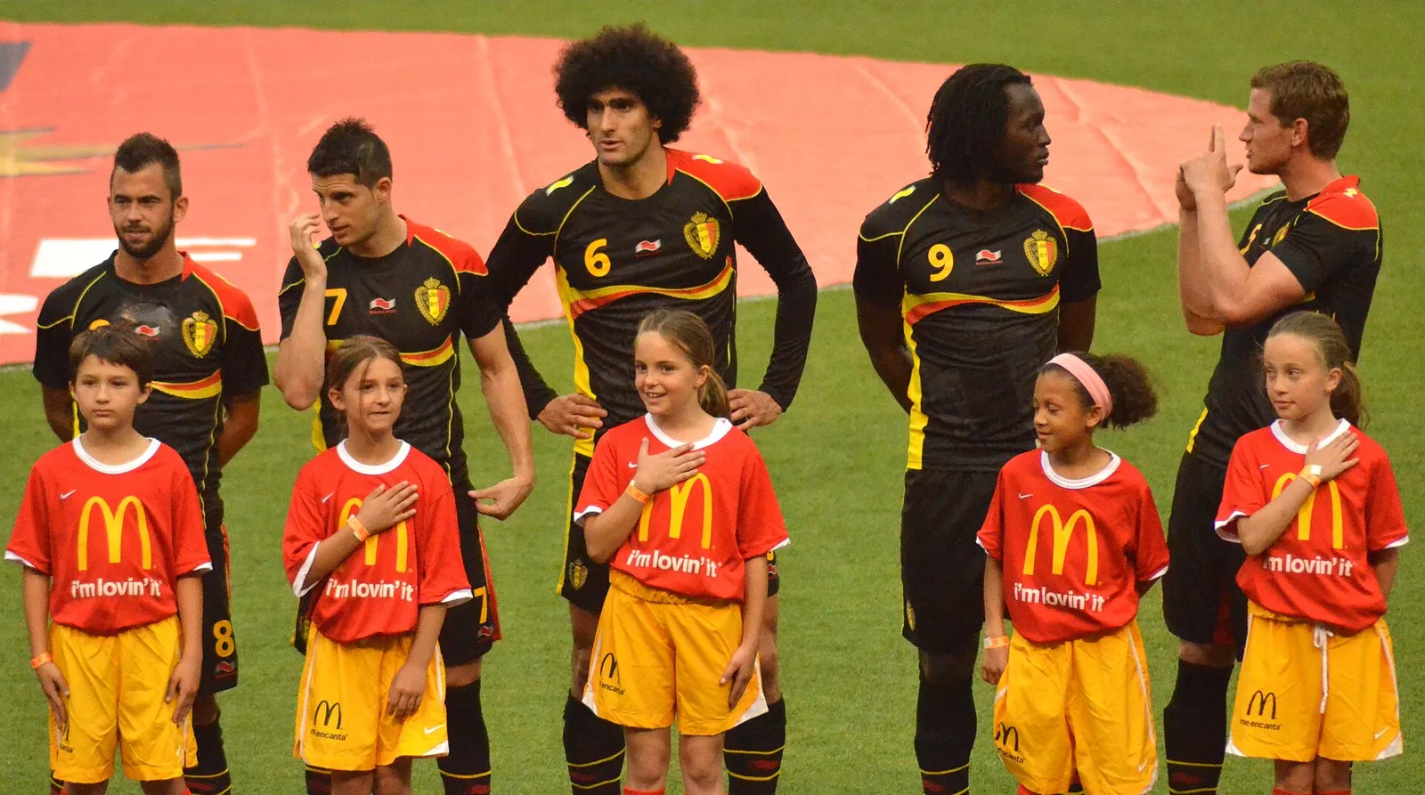 Ein Länderspiel zwischen Belgien und den USA (Archivbild)