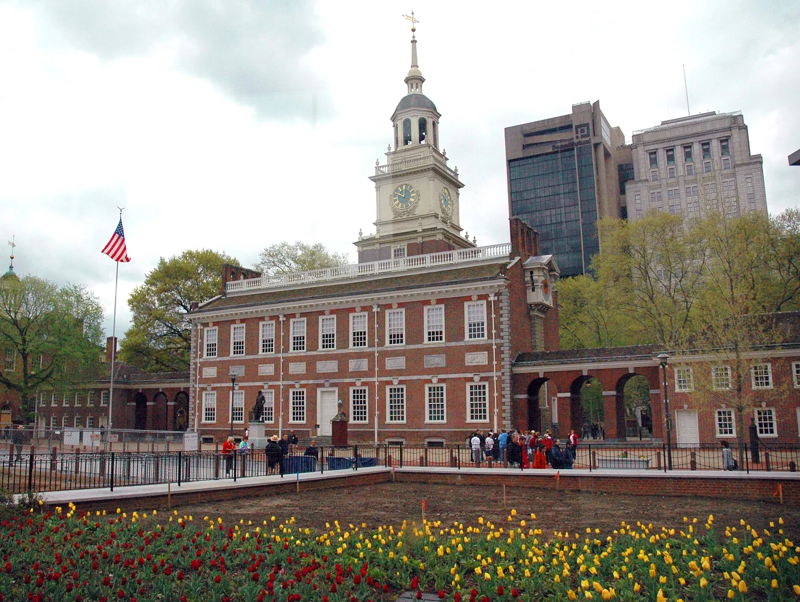 Die Independence Hall in Philadelphia, wo die Erklärung beschlossen wurde