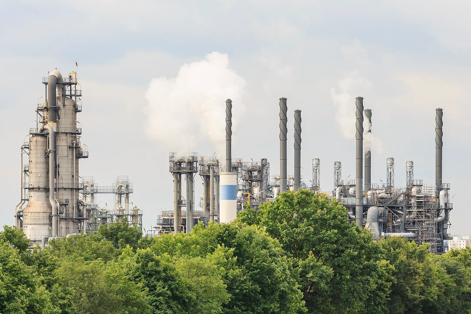 Ein Chemiewerk in Deutschland (Symbolbild)