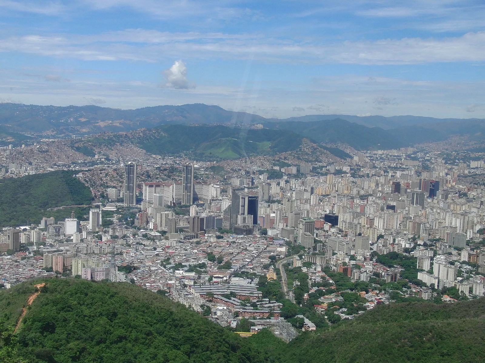 Blick auf Caracas, die Hauptstadt Venezuelas (Archivbild)