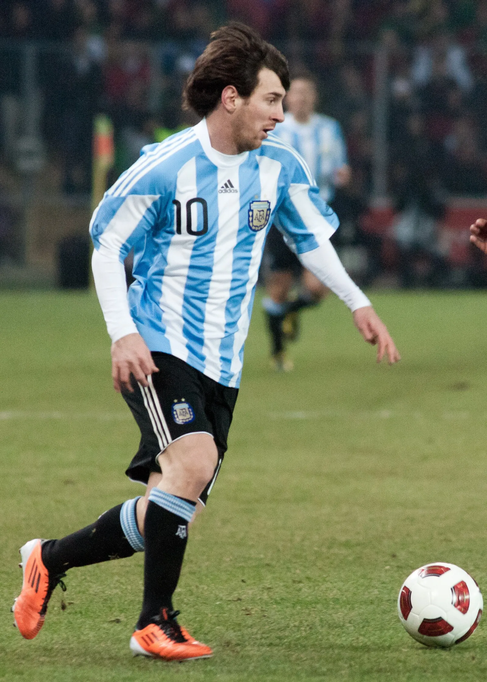 Lionel Messi im Trikot Argentiniens (Archivbild)