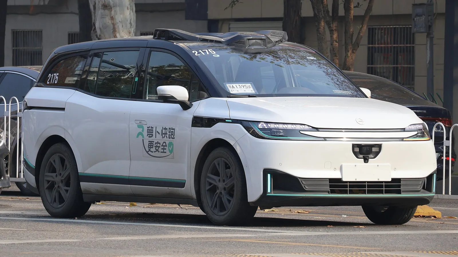 Ein fahrerloses Robotaxi von Baidu Apollo Go in China (Archivbild)