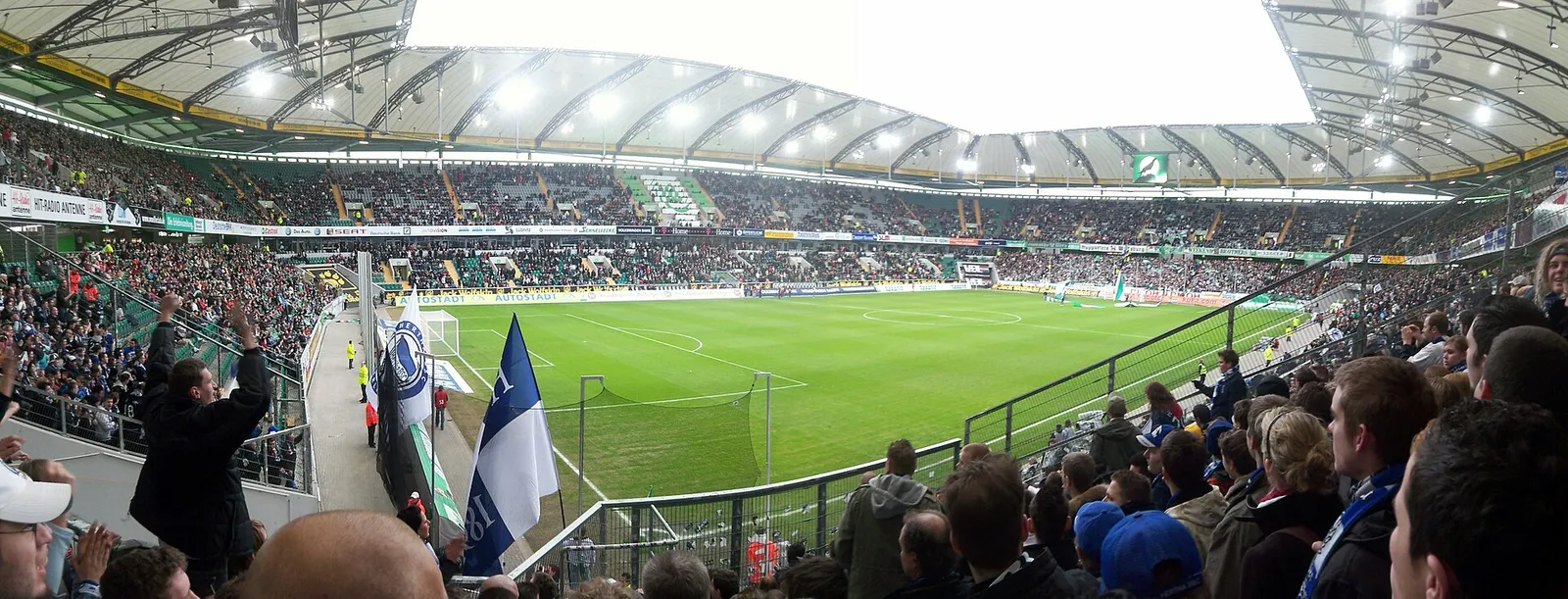 Die Volkswagen-Arena des VfL Wolfsburg (Symbolbild)