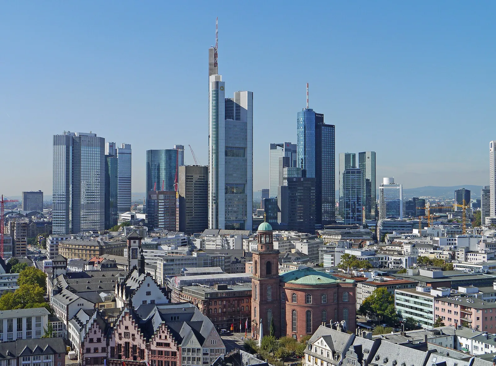 Das Bankenviertel von Frankfurt am Main (Archivbild)