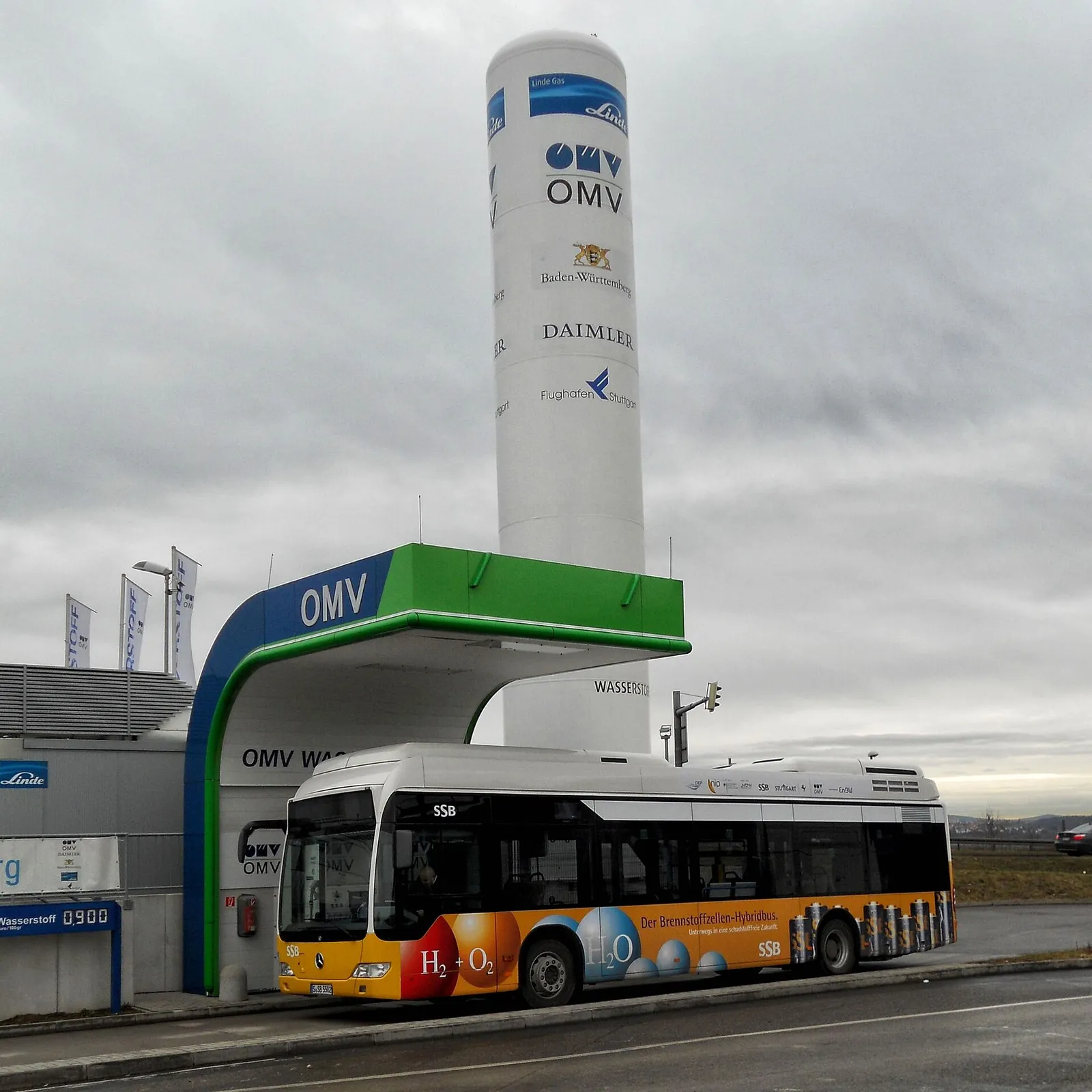 Ein Bus der Stuttgarter Straßenbahnen (SSB)