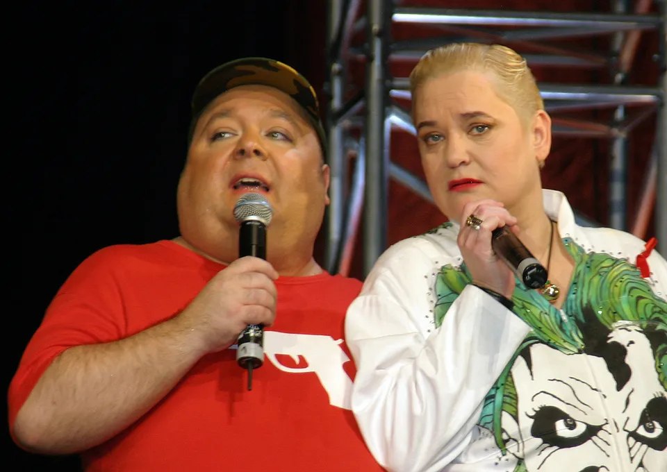 Hella von Sinnen (rechts) mit Dirk Bach (Archivbild, 2006)