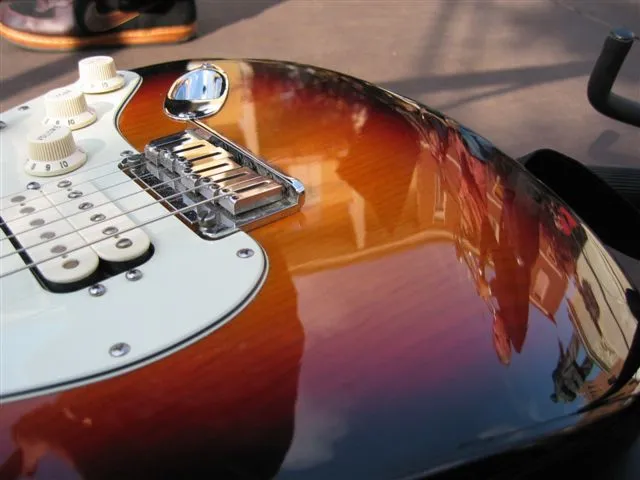 Korpus einer E-Gitarre (Symbolbild)