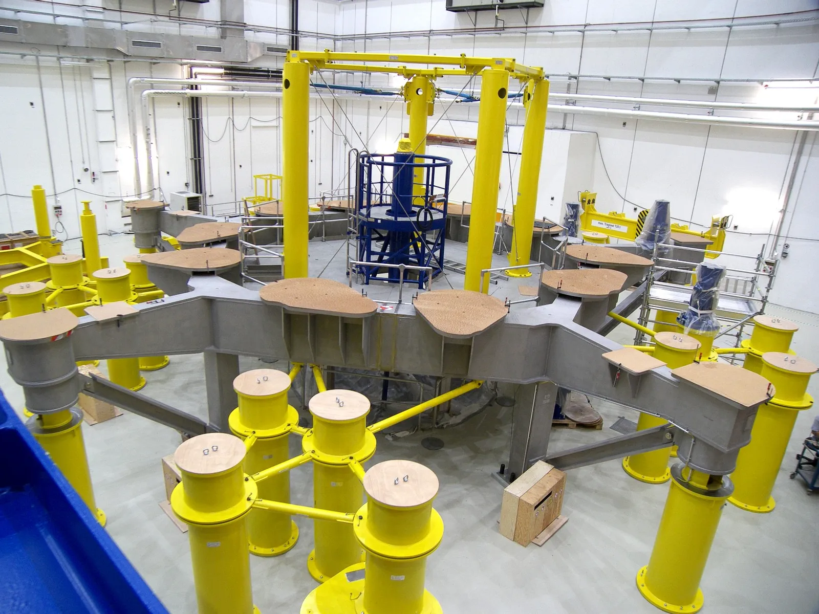 Der Stellarator Wendelstein 7-X in Greifswald