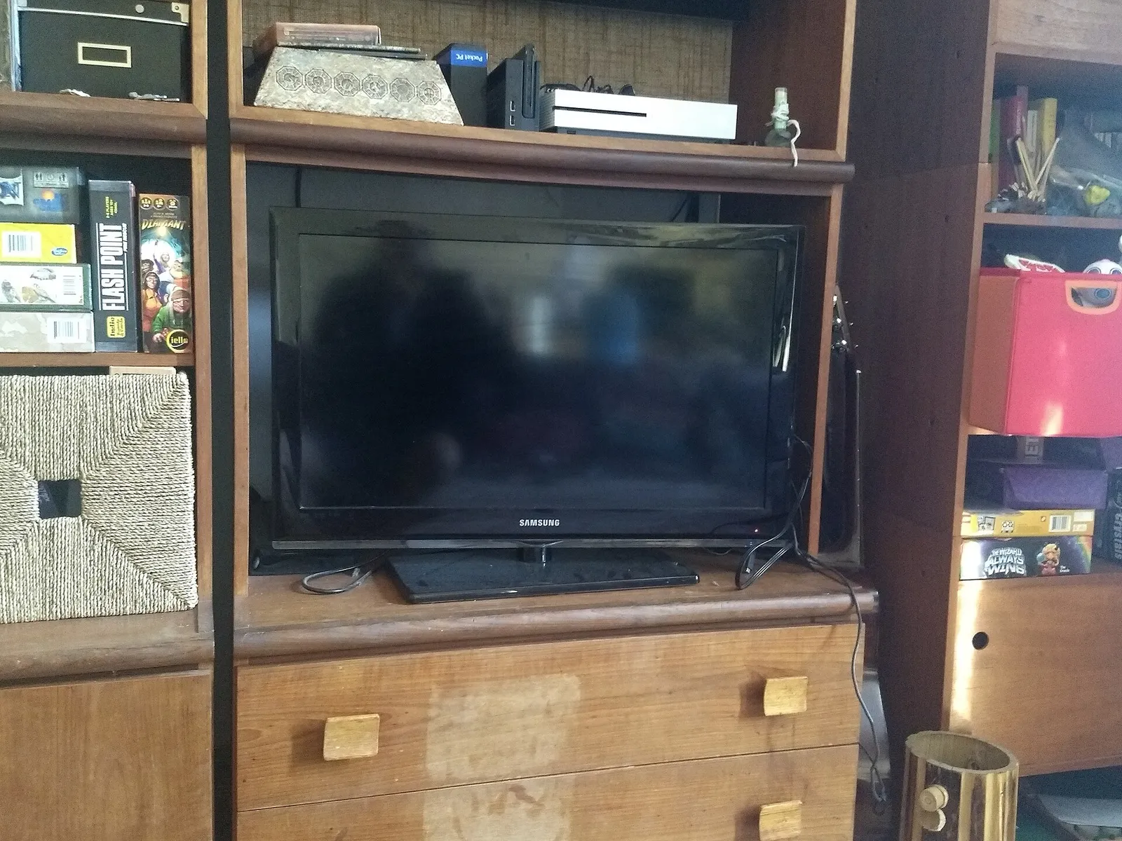 Ein Flachbildfernseher (Symbolbild)