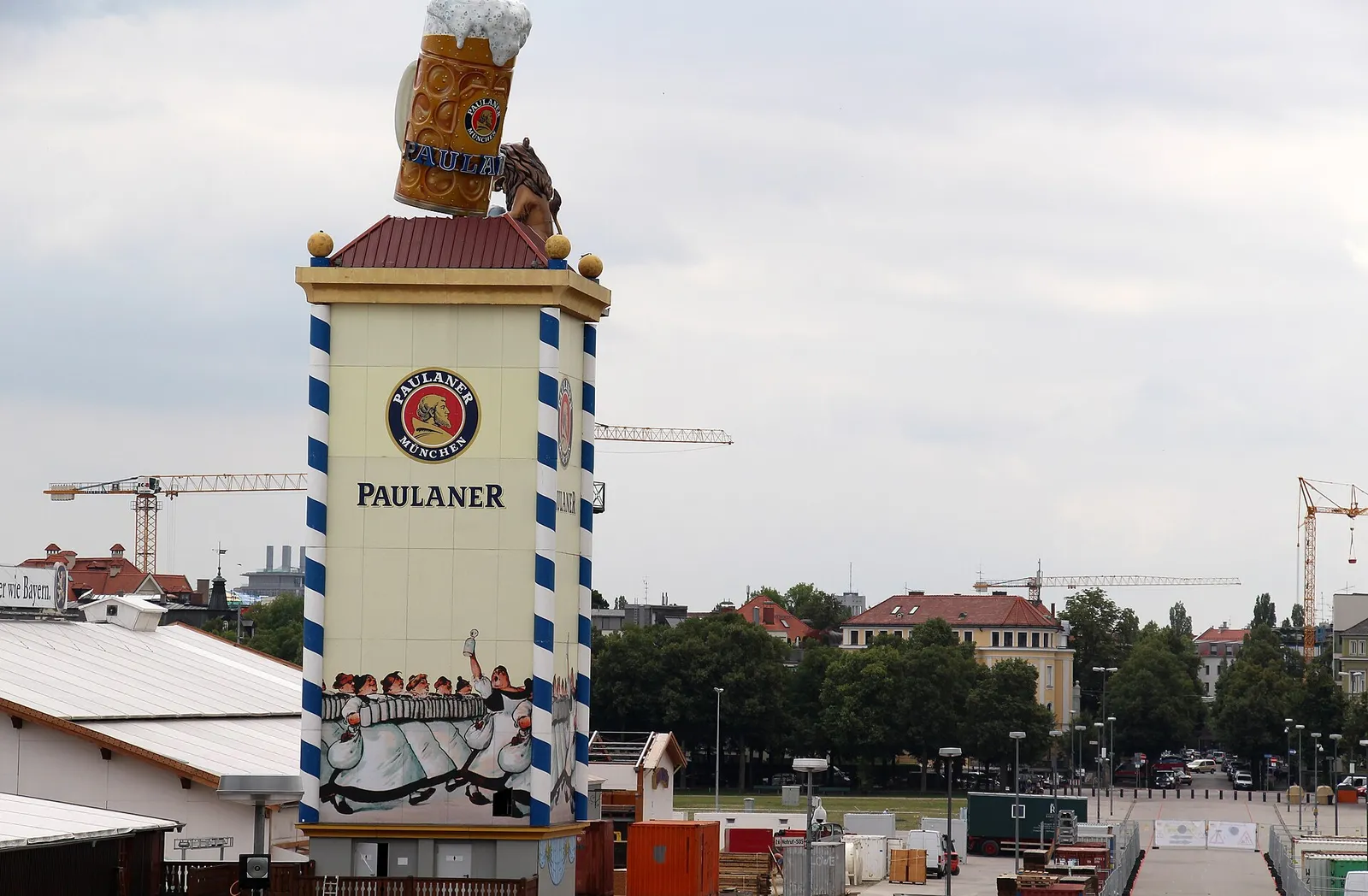 Das Oktoberfest auf der Theresienwiese in München (Archivbild)