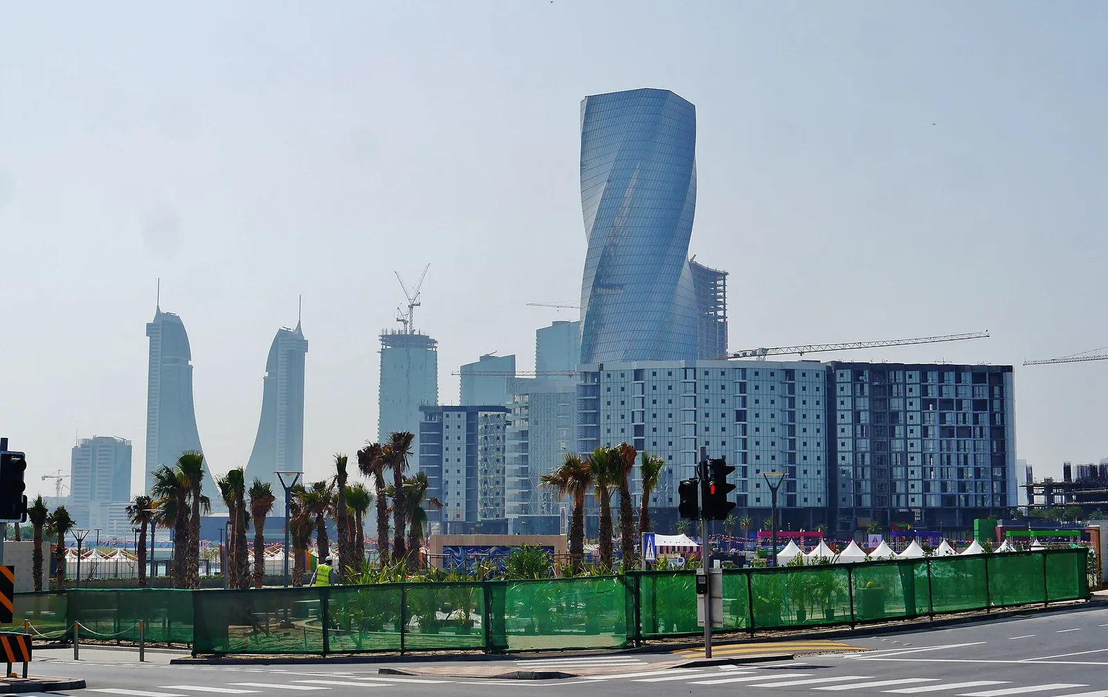 Die Skyline von Manama, der Hauptstadt Bahrains (Archivbild)