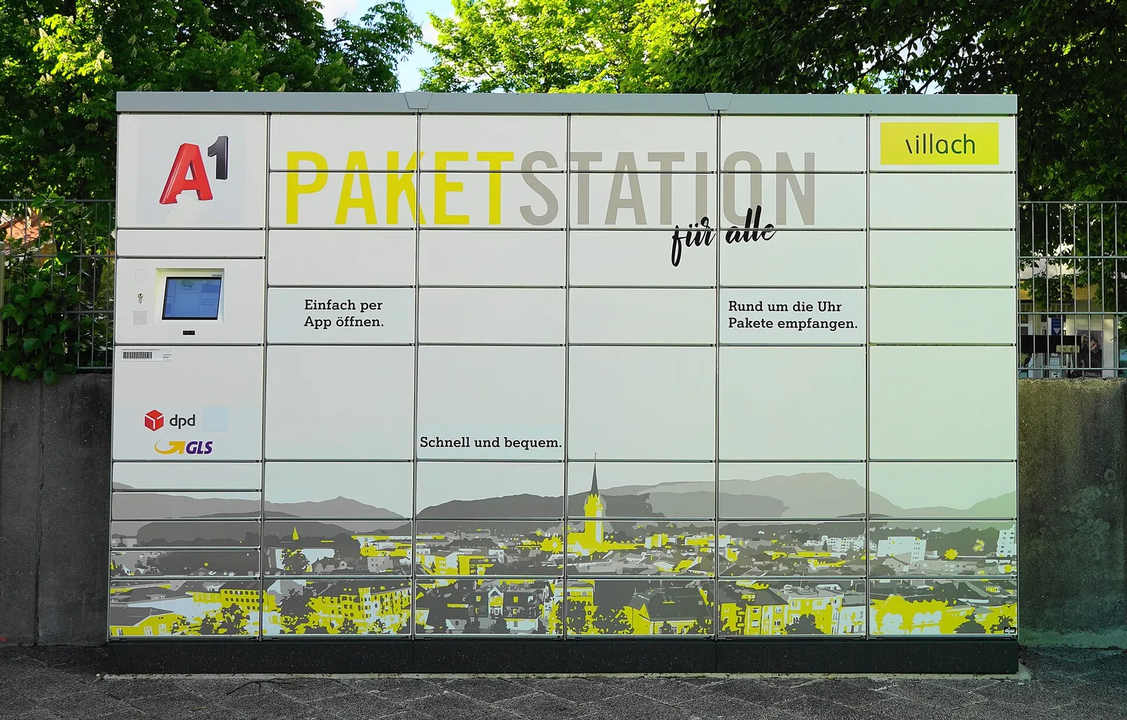 Paketautomat einer Selbstabhol-Station (Symbolbild)