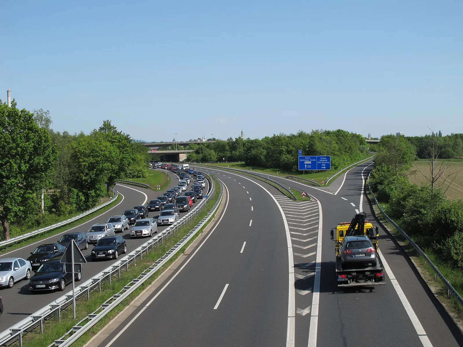 Eine Autobahn in Deutschland (Symbolbild)