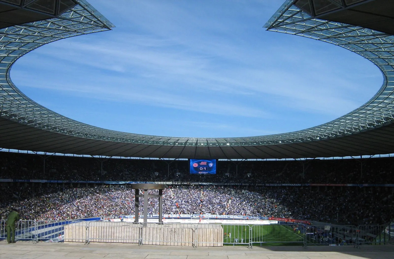 Das Berliner Olympiastadion, Heimat von Hertha BSC (Archivbild)